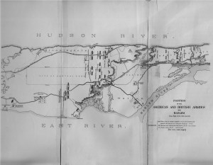 MAP of the Battle of Harlem Heights 