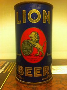 Lion Beer Can