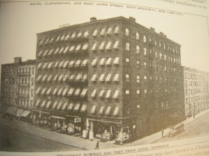 The Clendening Hotel at Amsterdam Avenue and West 103rd Street