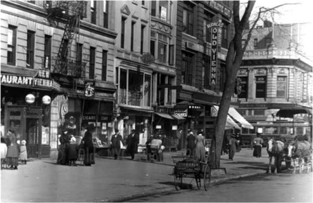 Old and new Vienna Restaurants Broadway and 104th Street 
